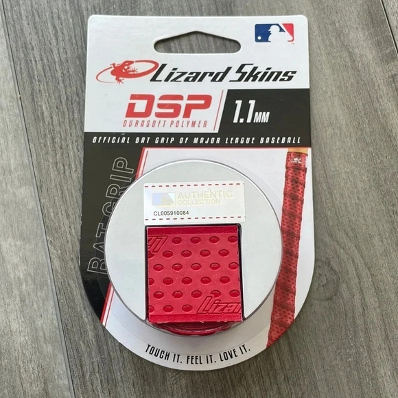 Lizard Skins 1.1 MM Dura Soft Polymer Bat Wrap RED - Picture 1 of 2